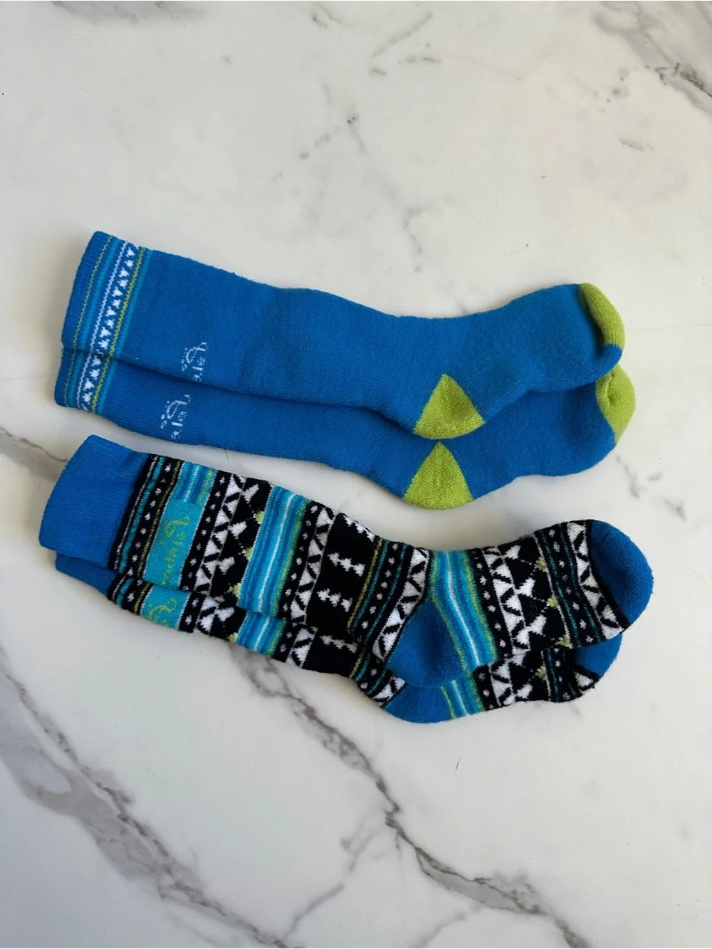 Bridgedale Ski Knee High Junior Kids Socks 2 Pairs size Medium